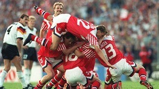 Denmark celebrate