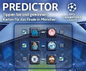UCL Predictor 2011/12 - 300x250 DE