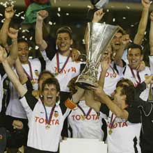 Valencia jubelt über den Triumph